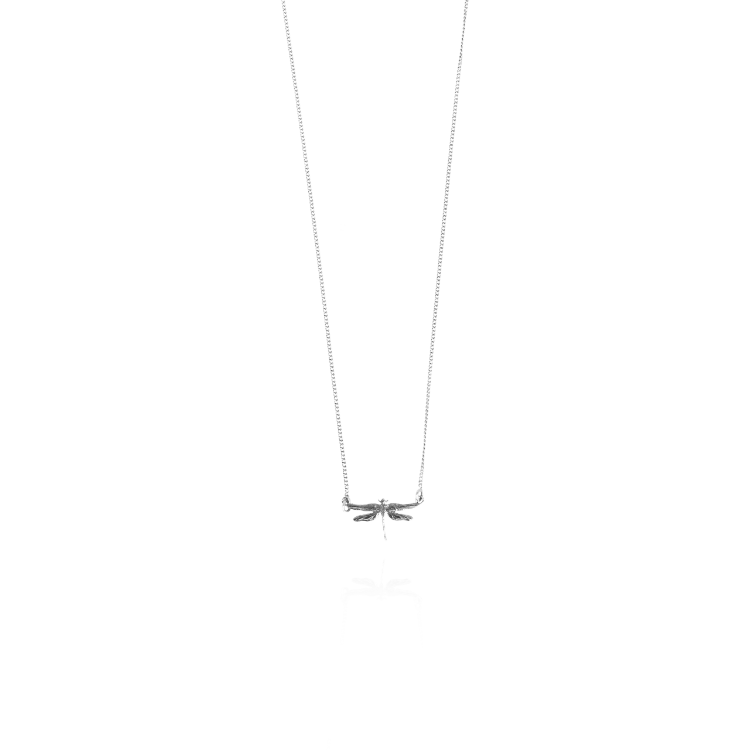 Afbeeldingen van ZILVEREN KETTING DRAGONFLY