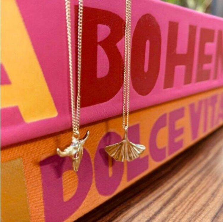 Afbeeldingen van SYMBOL LEAF KETTING